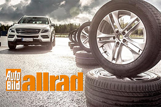 Літній тест шин розміру 255/55 R18 від Auto Bild Allrad 2020